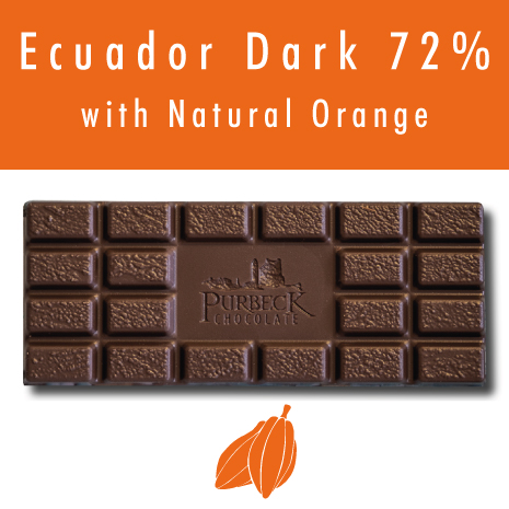 Single Origin Vegan Dark Chocolate with Natural Orange