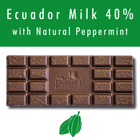 Purbeck Ecuadorian Milk with Natural Peppermint